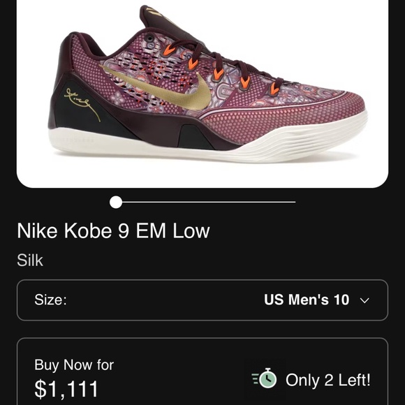 Kobe 9 Low EM